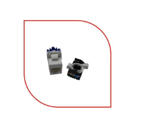 ProLink CAT6 UTP 1G keystone jack rotating - BSMART Networks
